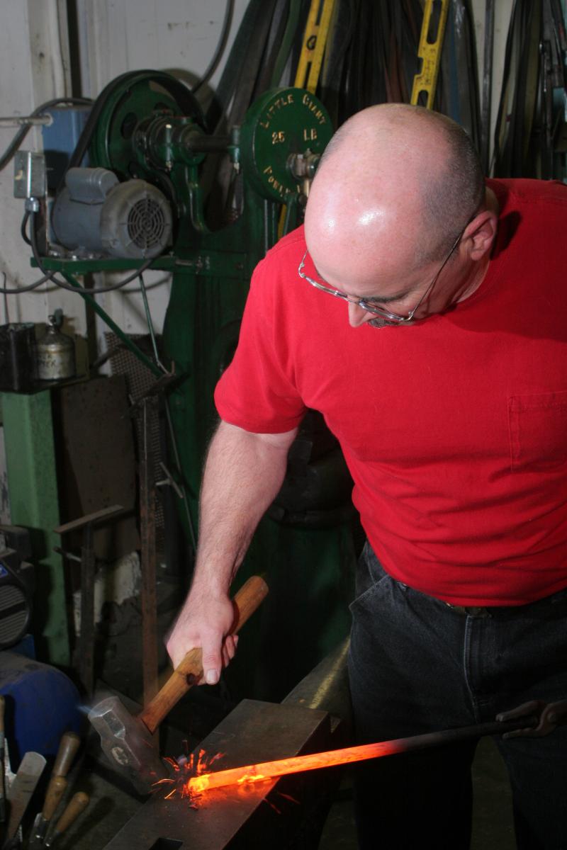 Forging small stock